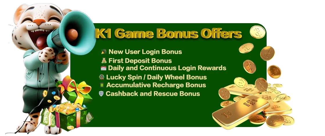 K1 Game Bonus Offers and Promotions